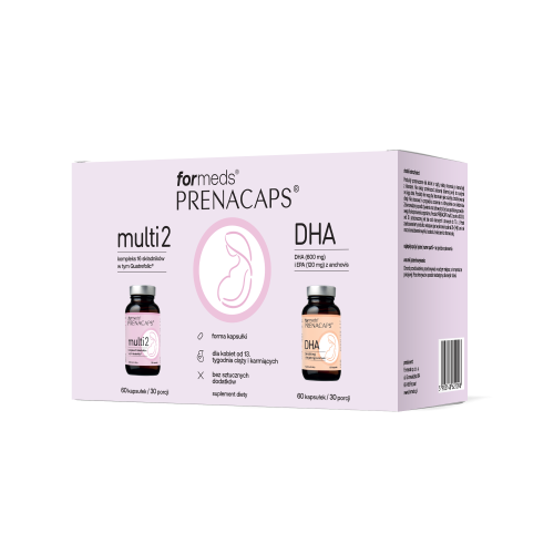 Witaminy dla kobiet karmiących piersią formeds PRENACAPS multi 2 DHA