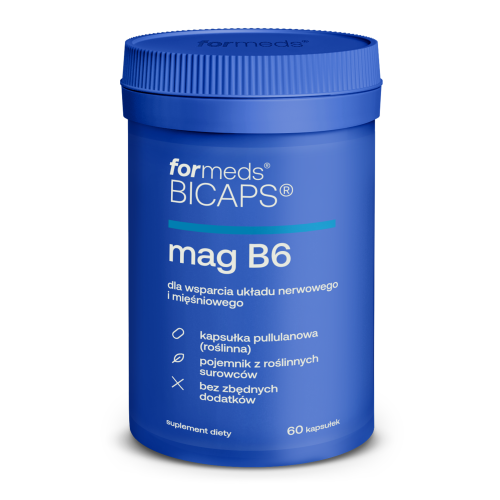 Suplement diety formeds BICAPS mag B6 cytrynian magnezu z witaminą B6